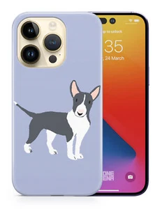 CASE COVER FOR APPLE IPHONE|BULL TERRIER DOG 1 - Foto 1 di 44