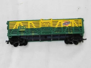 Life Like HO Model Train Box Livestock Cattle Car CNW Chicago North Western - Picture 1 of 3