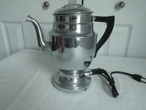vintage Royal Rochester Coffee pot maker percolator 0276 works no basket VGC #34 - Picture 1 of 7