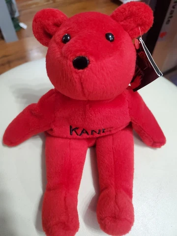 WWF ATTITUDE BEARS ~ KANE ~ NEW W/ TAGS ~ 1999 TITAN SPORTS ~ WWE BEANIE BABIE Cover