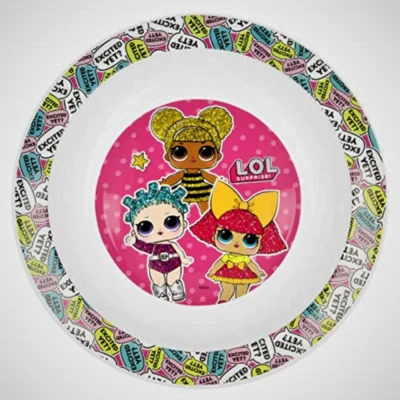 PIATTO FONDO LOL SURPRISE IN PLASTICA MICROONDE DIAMETRO CM. 20  - ST44348 - Immagine 1 di 2