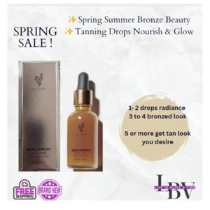Younique (new) BEACHFRONT TANNING DROPS BRAND NEW GLOWING YOUTHFUL LOOKING SKIN - Picture 1 of 1
