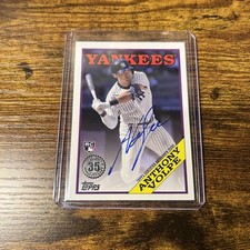 2023 Topps Update Anthony Volpe Rookie RC On-Card Auto Yankees 1988 #88BAU-AV