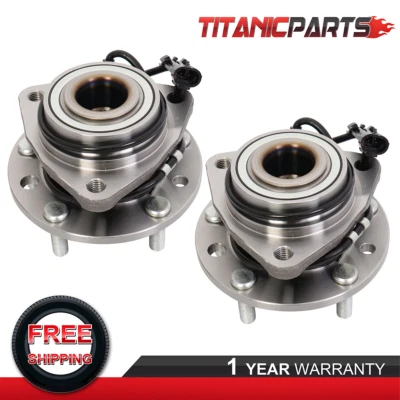 2PCS Front Wheel Hub Bearing Assembly For Chevrolet Blazer S10 GMC Sonoma Jimmy - Image 1 of 4
