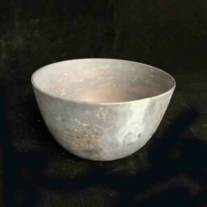 Large ancient 11th-13th c Southeast Asia Cambodia Khmer bronze bowl #2