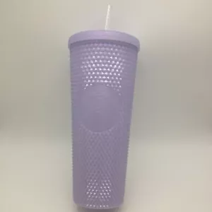 Starbucks Winter 2021 Icy Lilac Studded Bling 24oz Venti Tumbler Cold Cup - NEU - Bild 1 von 9