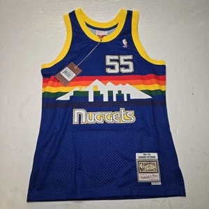 Camiseta deportiva clásica de madera dura Mitchell Ness 1991-92 de Dikembe Mutombo Denver Nuggets para hombre - Imagen 1 de 7