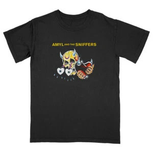 amyl and the sniffers Cotton Black T Shirt Unisex Full Size EL191 - Picture 1 of 5