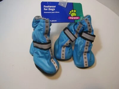 CALZADO PARA PERROS Lindo Conjunto de Zapatos Color Aqua por TOP PAW Cómodo Cómodo Acogedor Foto 1 de 4