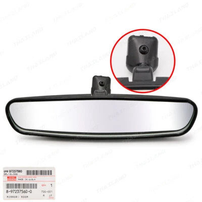 Interior Inside Rear View Mirror Black Fits Isuzu D-Max SLX Dmax TFR 2003 '07 - Image 1 of 4