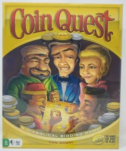 Coin Quest Diabolical Bidding Game R&R Games Ken Gruhl Sealed - Picture 1 of 2