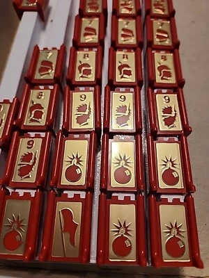 1986 STRATEGO upick pieces parts token replacement - Image 1 of 2