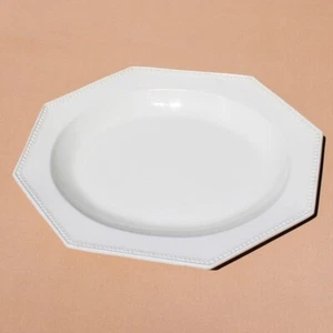 Ancien plat 36 cm / Creil et Montereau coloris ivoire / modèle perle - Picture 1 of 9