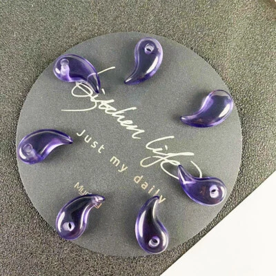 5x Natural Magatama Gemstone Charms Pendant DIY Bracelet Necklace Crafts 13x23mm - Изображение 1 из 4