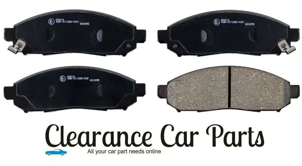 FOR NISSAN NAVARA D40 PATHFINDER R51 PETROL DIESEL FRONT BRAKE PADS UPTO 2016 - Image 1 of 1