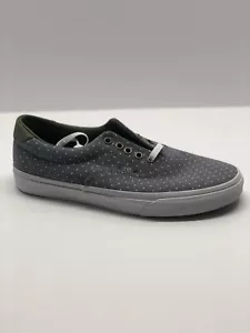 Vans Shoes Era 59 Chambray Dots Green Insignia Blue and White Dots - Picture 1 of 8
