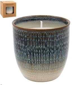 Vela Perfumada Esmalte Reactivo Tejido Verde - 8 cm - Sándalo y Vetiver - Imagen 1 de 1