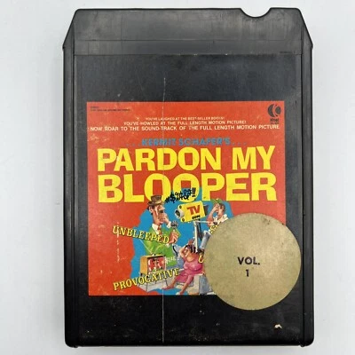 Kermit Schafer - Pardon My Blooper - Restored 8 Track Tape - New Pad and Splice - Image 1 of 4