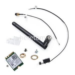 Wifi Antenna Kit PCIE + Network Adapter for Dell OptiPlex T3240 7080MFF 7090MFF - Afbeelding 1 van 5