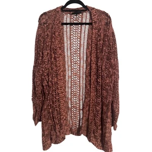 Suéter cárdigan tejido frente abierto Lane Bryant talla grande 22 24 plumero ligero - Imagen 1 de 6