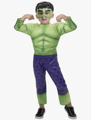 Disfraz de Spidey Amazing Friends Hulk talla pequeña vestir superhéroe Marvel 3T/4T Foto 1 de 3