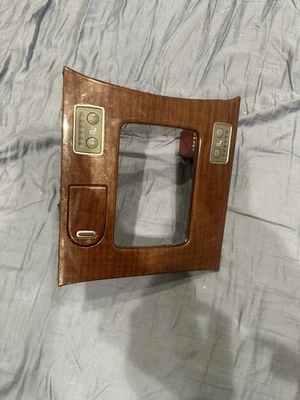 05-12 Acura RL madera grano centro moldura palanca de cambios madera moldura consola central bisel Foto 1 de 2