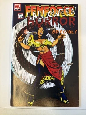 Cubierta de bondage AC FEMFORCE (2004) #128 difícil de encontrar impresión baja Halloween horror especial Foto 1 de 4