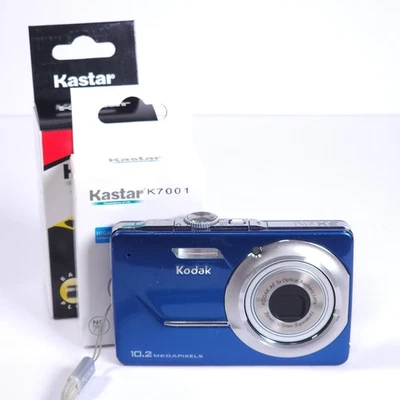 Kodak EasyShare M340 Digital Camera Blue 10.2 MP - TESTED - Image 1 of 4