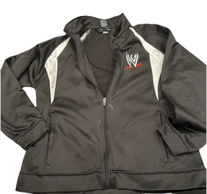 Holloway WWE Ladies Size Large Black Zip Warm Up Jacket - Picture 1 of 12