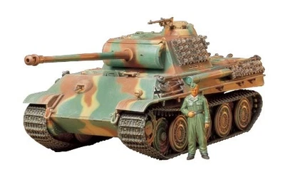 Tamiya 1/35 Militar No.174 Ejército Alemán Tanque Panther G Rueda de Acero Es... - Imagen 1 de 4