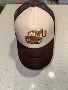 Disney Pixar - Cars Movie - Mater Trucker Hat SnapBack Cap - Picture 1 of 4