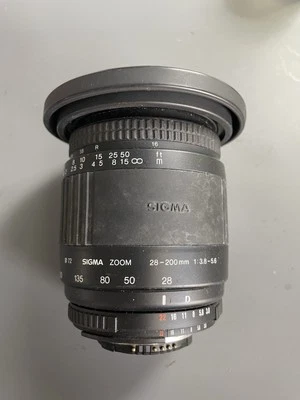 Sigma 28-200mm f/3.5-5.6 Nikon AF as is for parts - Image 1 of 4