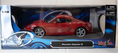 Modellismo Porche Cayman S scala 1/18 rossa (rim magazzino) - Immagine 1 di 4