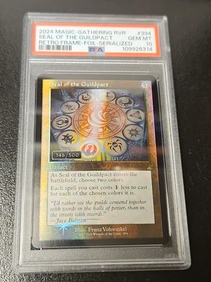 Magic MTG - Seal Of The Guildpact RVR #394 Serial 146/500 PSA 10 Ravnica - Image 1 of 4