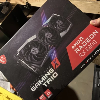 MSI Radeon RX 6800 GAMING X Trio 16GB GDDR6 Graphics Card - Image 1 of 3