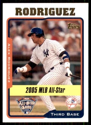 2005 Topps Update & Highlights #UH176 Alex Rodriguez New York Yankees - Image 1 of 2