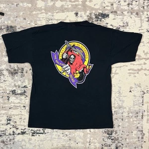 Marines 1st Battalion Grim Reaper T-Shirt Mens Size L The Walking Dead USMC - Picture 1 of 8