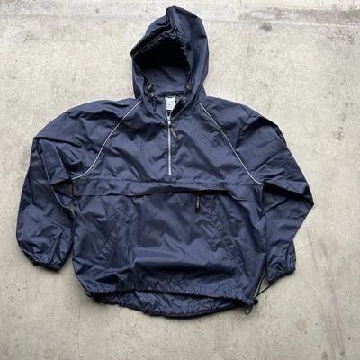 Vintage 90’s Old Navy Navy 1/4 Zip Windbreaker Jacket Size S - Image 1 of 4