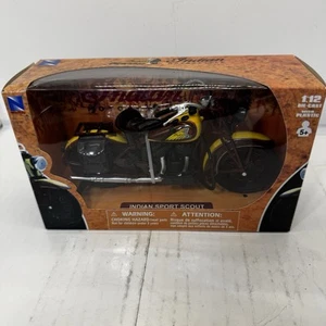 Indian Motorcycle 1934 Indian Sport Scout 1:12 Diecast Motorrad von NewRay NEU - Bild 1 von 8