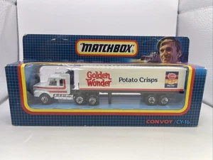 MATCHBOX CONVOYS~GOLDEN WONDER POTATO CRISPS~CY16~SCANIA ARTIC Rare MIB - Picture 1 of 6