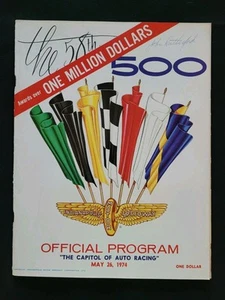 1974 USAC Indianapolis 500 Program, Johnny Rutherford Indy 500 Win #1 - Bild 1 von 9