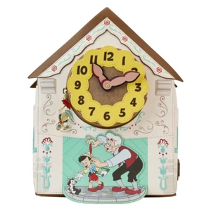 Loungefly WonderCon Exclusive Disney Pinocchio Cuckoo Clock Mini Backpack - New - Picture 1 of 8
