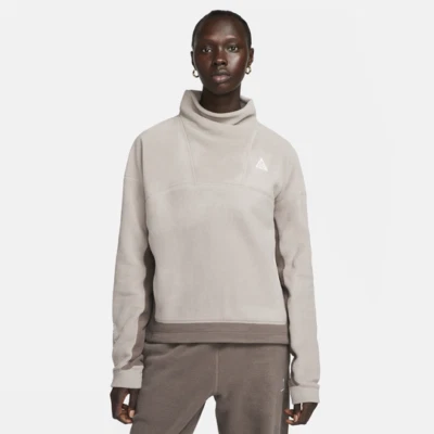 Nike ACG "Wolf Tree" Para Mujer Top Suéter Pullover GRIS OLIVA Talla L DQ5842-087 Foto 1 de 4