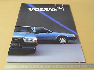 DEPLIANT ORIGINALE VOLVO SERIE 740 LINGUA SPAGNOLO - Foto 1 di 5