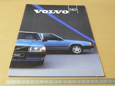 DEPLIANT ORIGINALE VOLVO SERIE 740 LINGUA SPAGNOLO - Immagine 1 di 4