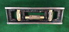 STANLEY NO. 36  6"  LEVEL  with Brass Enclosed Vials and Guards