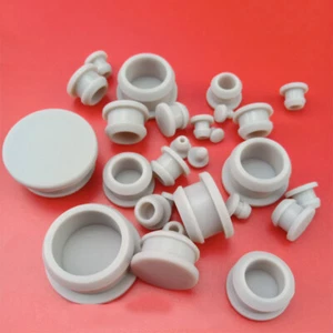 Tapas gris a presión tapón de orificio silicona goma en blanco tapón de sello 10,5 ~ 14 mm - Imagen 1 de 8