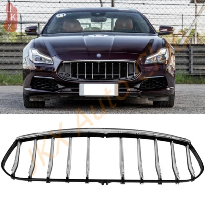 ABS + хромированная решетка переднего бампера b для Maserati Quattroporte 2017-2022 - Изображение 1 из 4