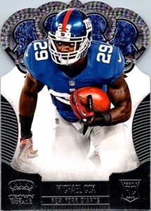 2013 Panini Crown Royale Michael Cox Rookie New York Giants #172