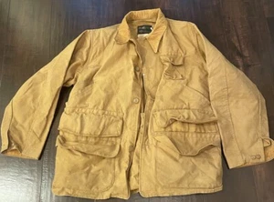 Vtg Red Head Jacket Size 44 Made in USA Brown Bone Dry Hunting Fishing Canvas - Picture 1 of 24